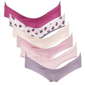 NEW 6-Pack of Portal Maternity Underwear Cross-Over Bikini No Pressure Size XL